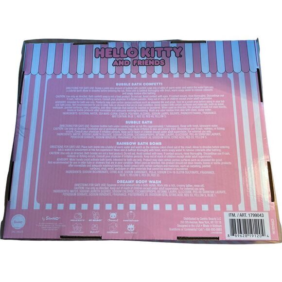 Hello Kitty‎ and Friends Cozy Time Bath Set New in packaging! - Picture 2 of 2